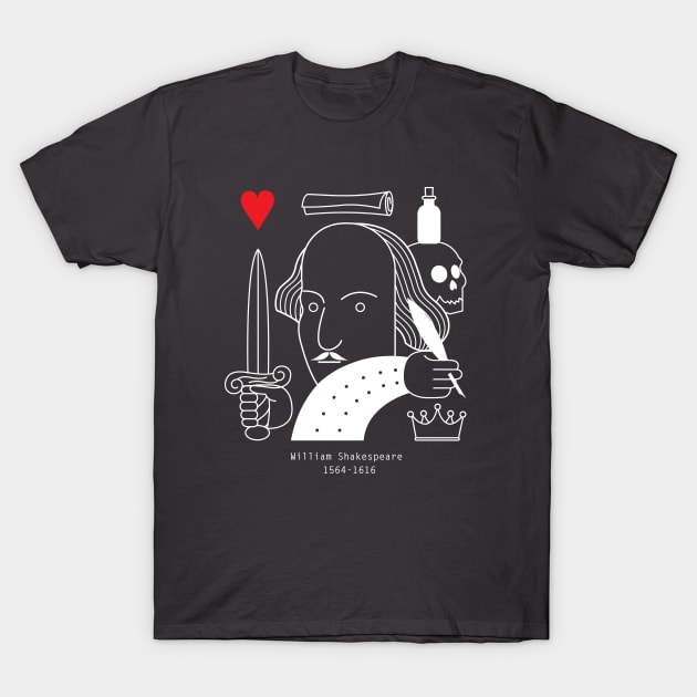 Shakespeare in Love T-Shirt by Dear Reader